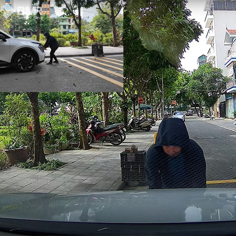 70mai Up03 Cảnh báo khi có hoạt động đáng ngờ xung quanh xe