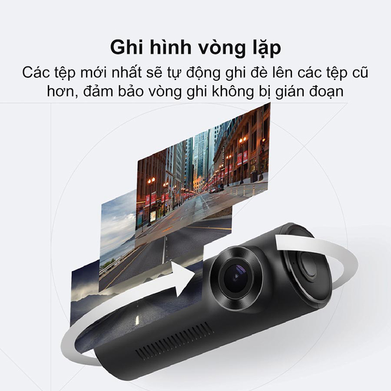 Camera M310 tự động ghi hình vòng lặp với cảm biến G-Senior