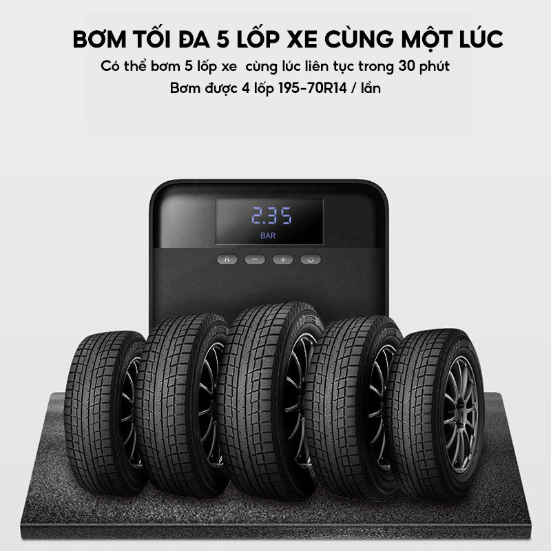 bơm xiaomi 70mai tp03 hiệu suất bơm mạnh mẽ