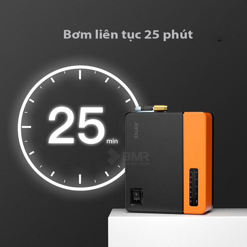 Bơm Xiaomi 70mai TP04 hiệu suất bơm hơi mạnh mẽ vượt trôi