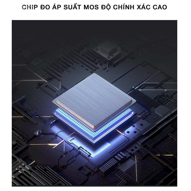 70mai Air Compressor TP05 còn được thiết kế với chip đo áp suất MOS có độ chính xác cao