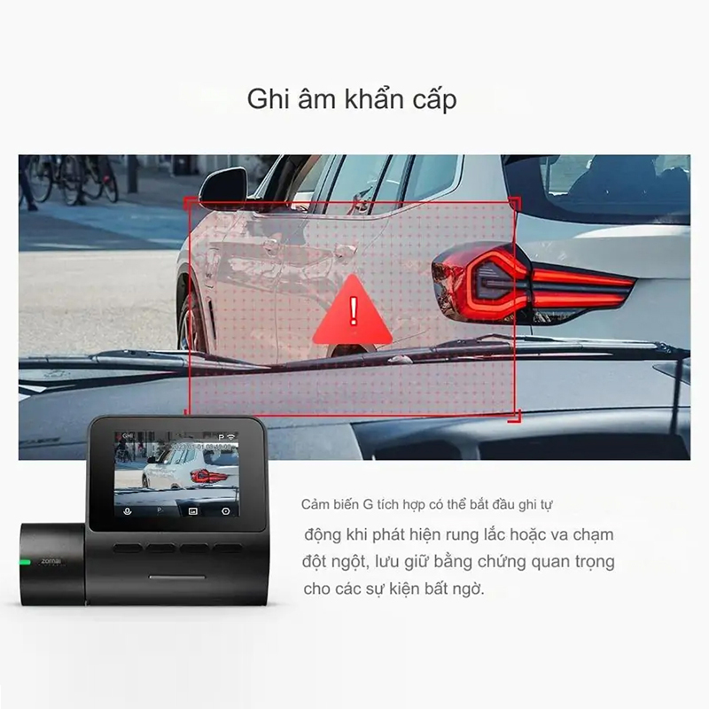 70mai A200 có chế độ tự động lưu đè các video mới lên các video cũ