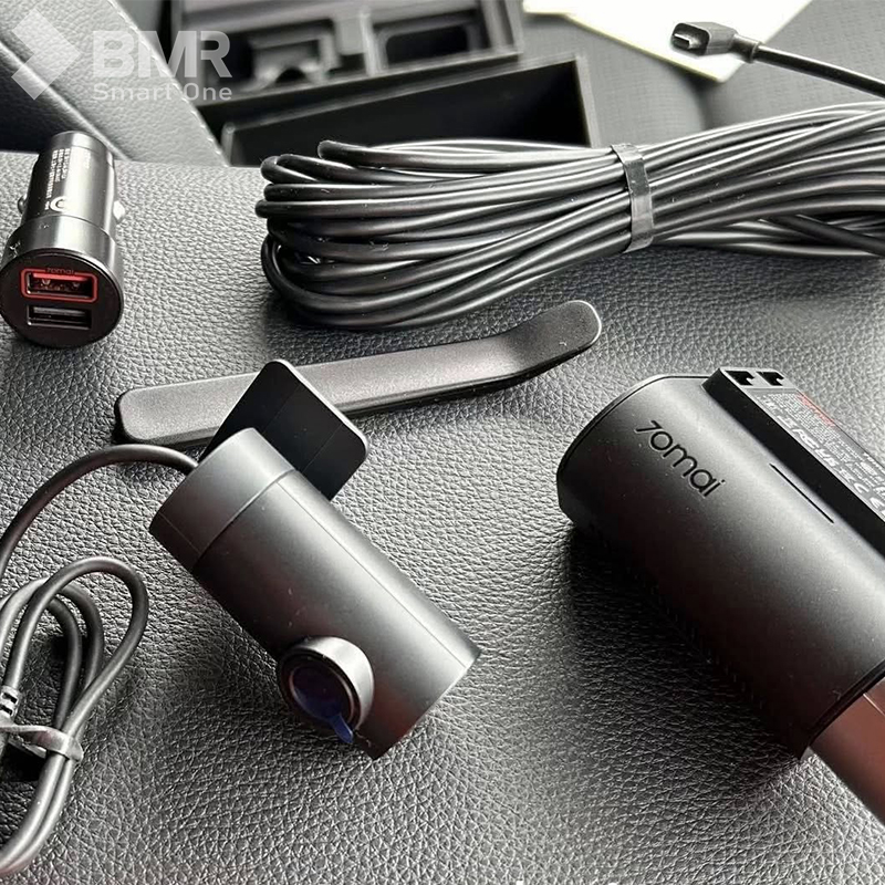 Bộ camera hành trình 70mai trước sau A500s đầy đủ