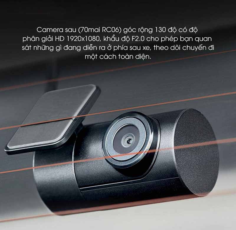 Camera 70mai A500S mắt sau RC06