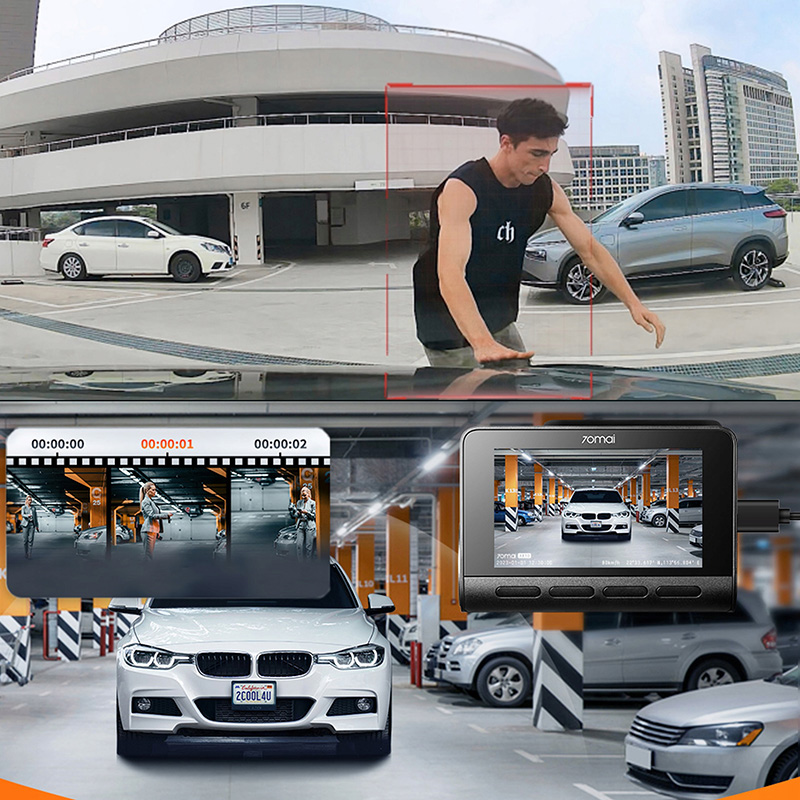 70mai mini Dash Cam giám sát đỗ xe với bộ Hardwire Kit 4G