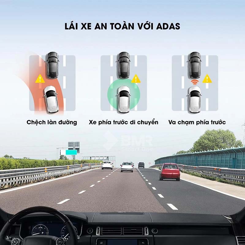 70mai camera hành trình lái xe an toàn với ADAS
