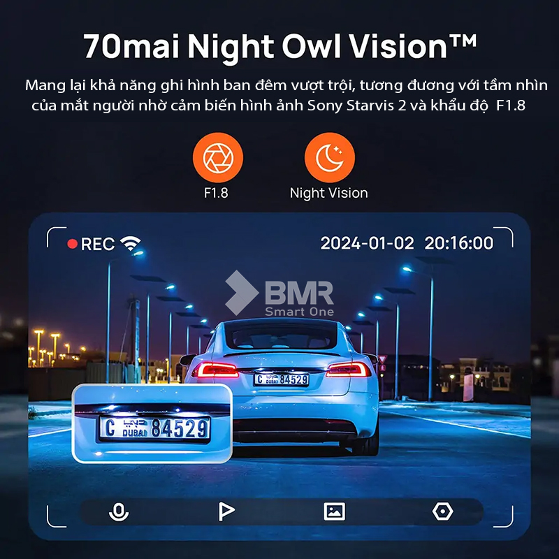 Công nghệ xử lý hình ảnh độc quyền MaiColor Vivid+ Solution™ tích hợp trên camera A200 