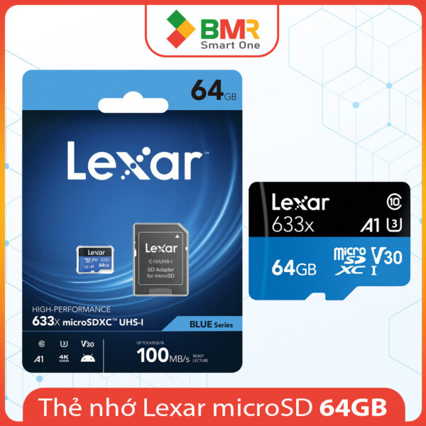 Thẻ nhớ Lexar 64Gb