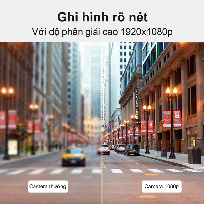 Xiaomi 70mai rc11 ghi rõ nét biển số xe