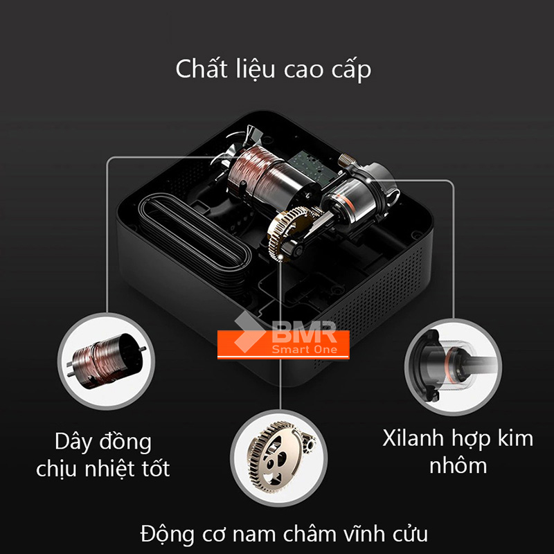 bơm ô tô xiaomi 70mai chất liệu cao cấp