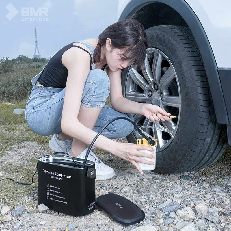 Bơm lốp ô tô xiaomi 70mai