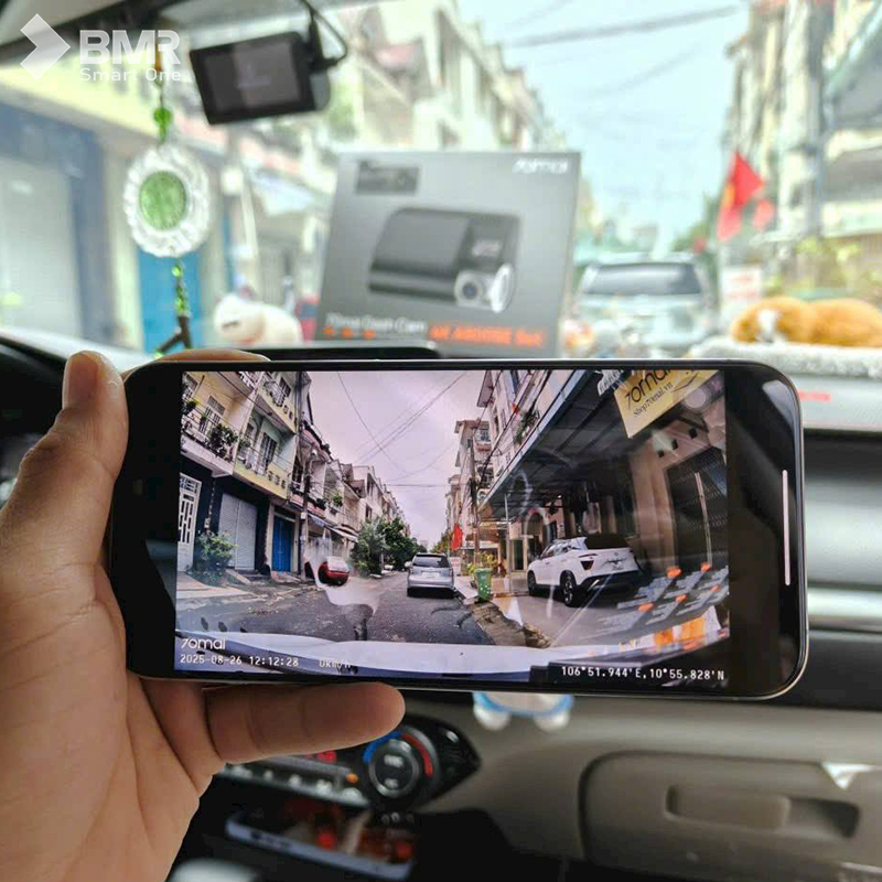 Kết nối 70mai A800SE với app ứng dụng 70mai trên điện thoại di động