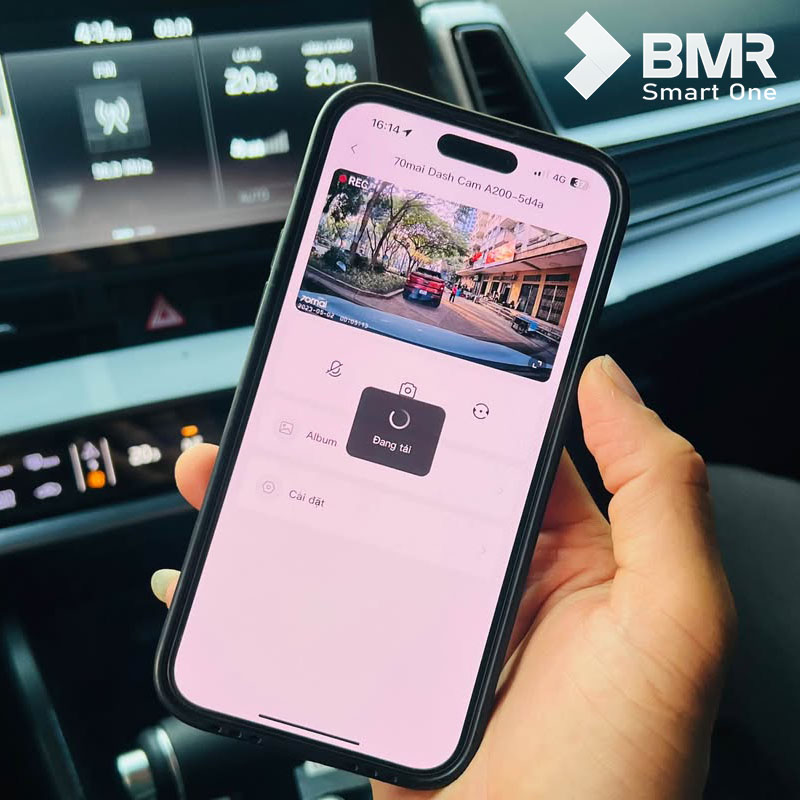 kết nối điện thoại với wifi có sẵn trên camera hành trình