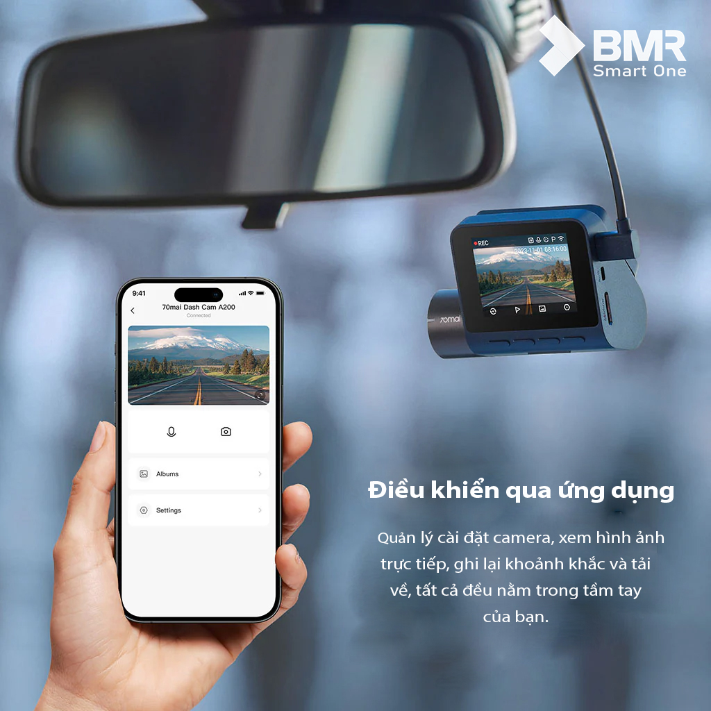 Kết nối điện thoại với camera hành trình qua wifi