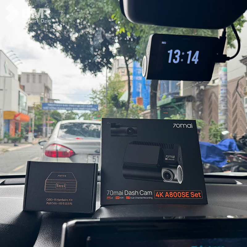 Lên combo 70mai A800se Dashcam + OBD-II Hardwire Kit cho anh Phong tại Hà Nội