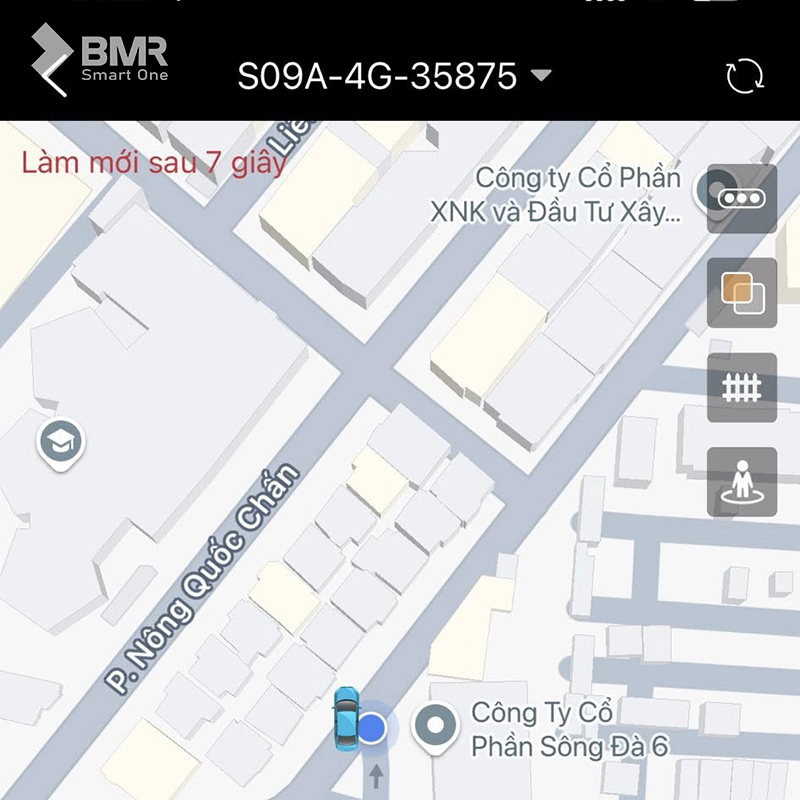 Thiết bị định vị xe hơi A9 + 4G xem trực quan trên ứng dụng điện thoại