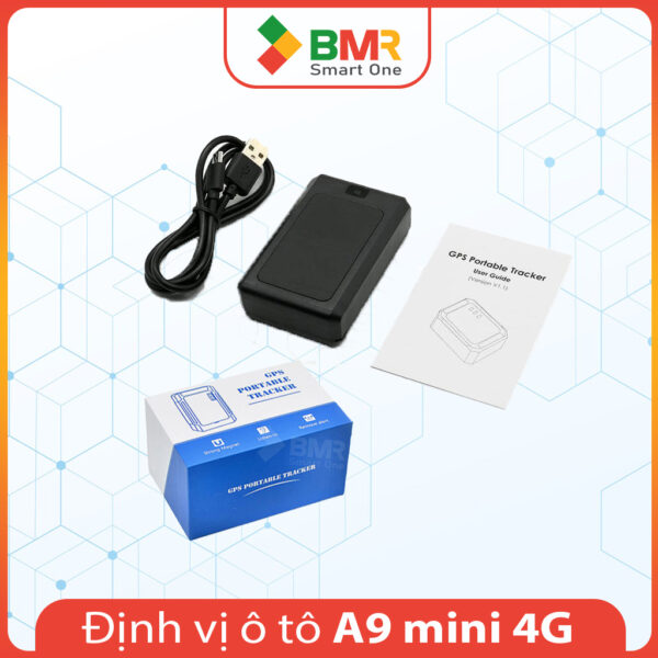 Thiết bị định vị ô tô A9 mini 4G pin 7 ngày liên tục