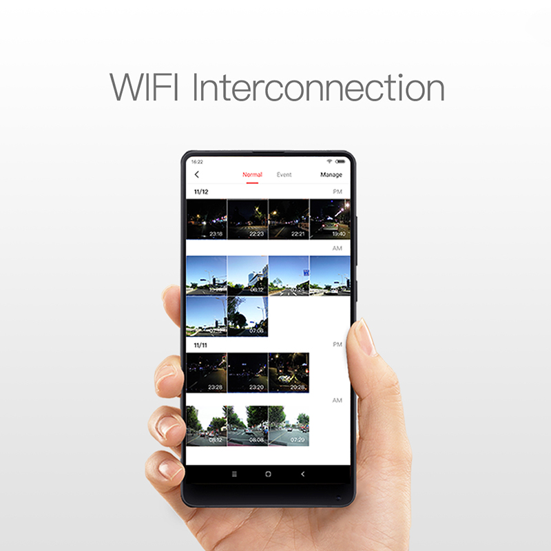 Có thể tải xuống video bất cứ lúc nào sau khi kết nối camera 70mai với điện thoại