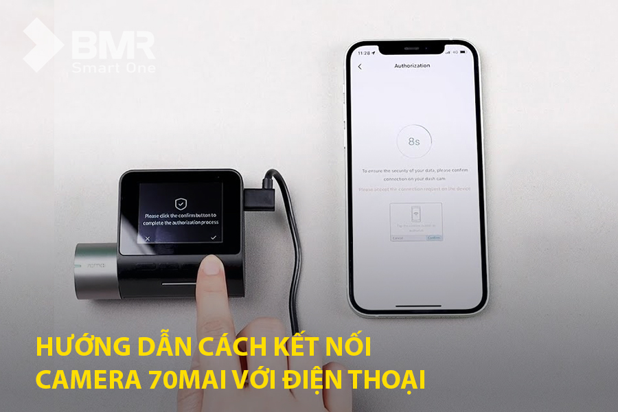 kết nối camera 70mai với điện thoại