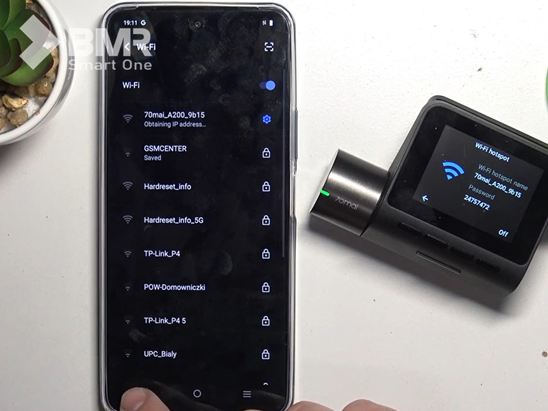 mật khẩu wifi camera 70mai