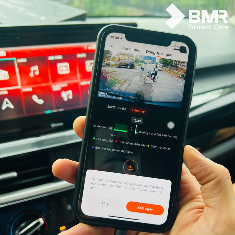 Dữ liệu tải xuống được lưu trữ trong điện thoại, đảm bảo an toàn