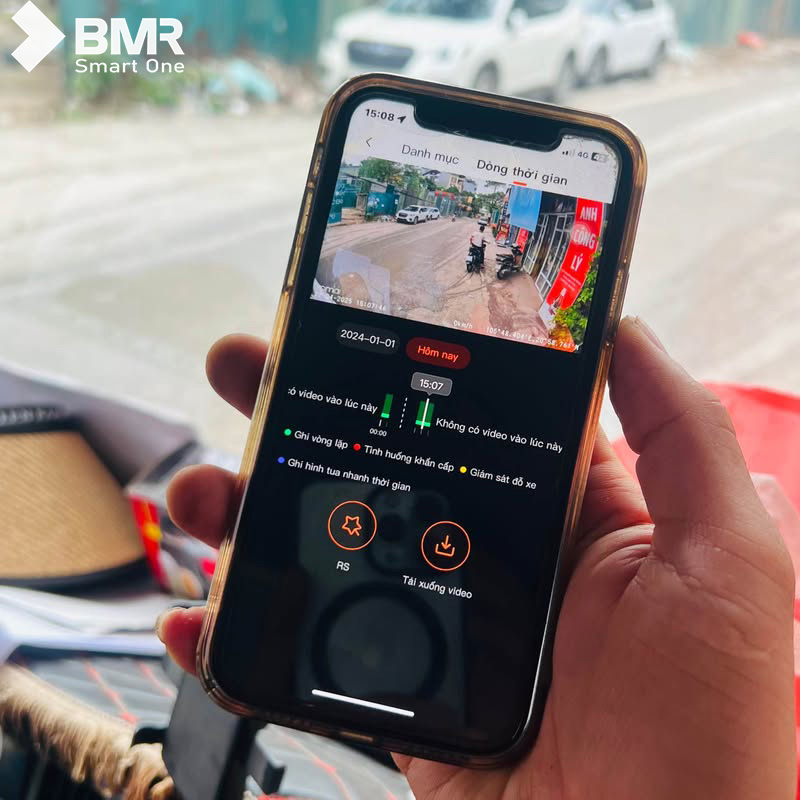 Cách trích xuất camera hành trình qua điện thoại