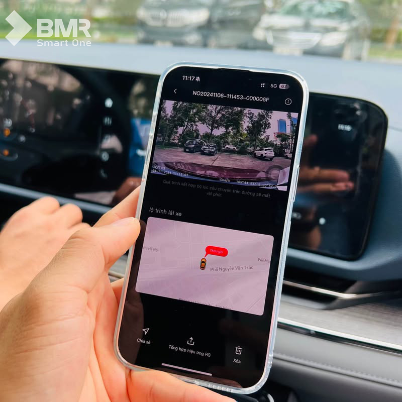 Cách xem lại camera hành trình trên điện thoại