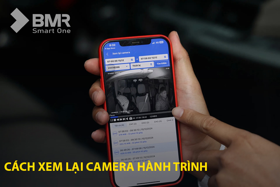 cách xem lại camera hành trình