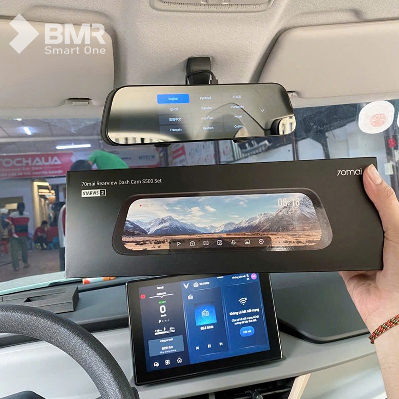 Camera hành trình gương Xiaomi 70mai S500