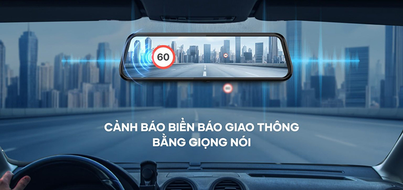 Camera hành trình gương Vietmap - Số 1 camera cảnh báo giao thông bằng giọng nói