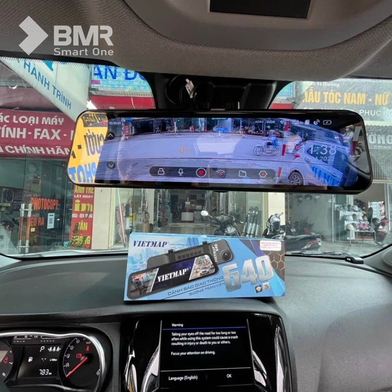 Camera hành trình lắp trên gương Vietmap G40