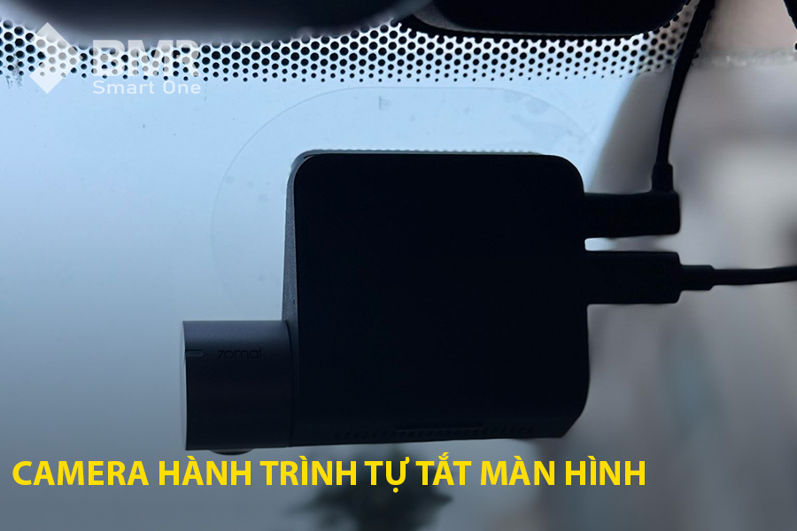 camera hành trình tự tắt màn hình