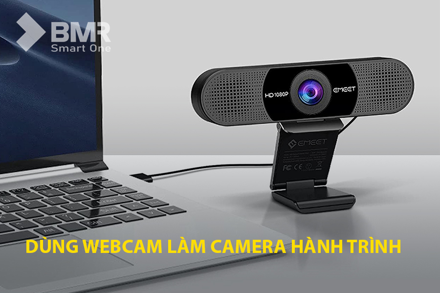 dùng webcam làm camera hành trình