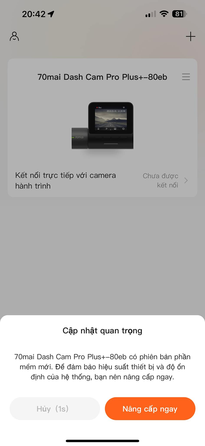 Thường xuyên nâng cấp phần mềm để khắc phục sự cố camera hành trình không lên hình