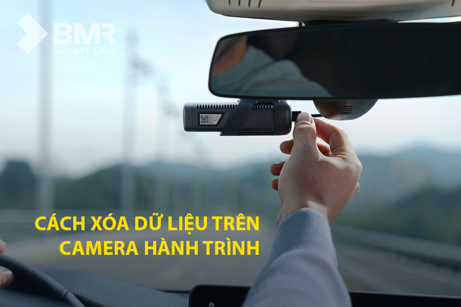 cách xóa dữ liệu trên camera hành trình