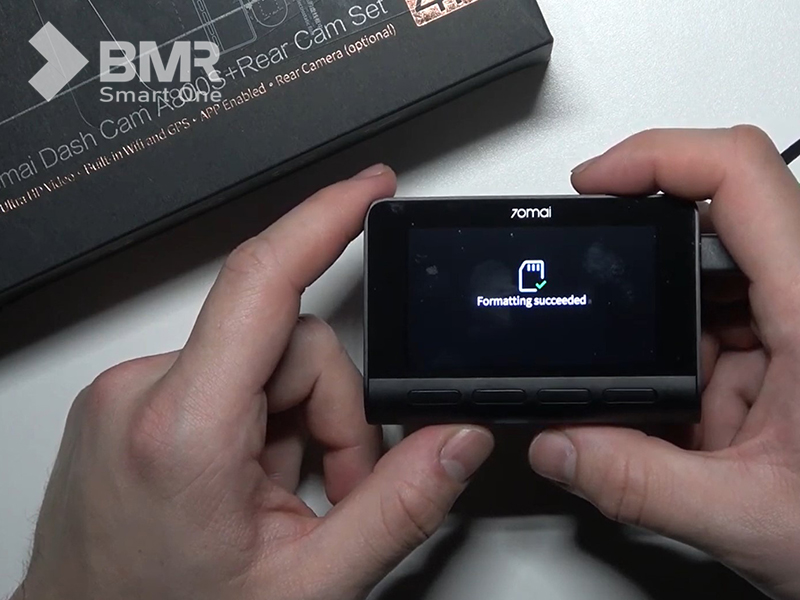 Tính năng Format trên thẻ nhớ giúp camera hành trình không bị đầy dữ liệu